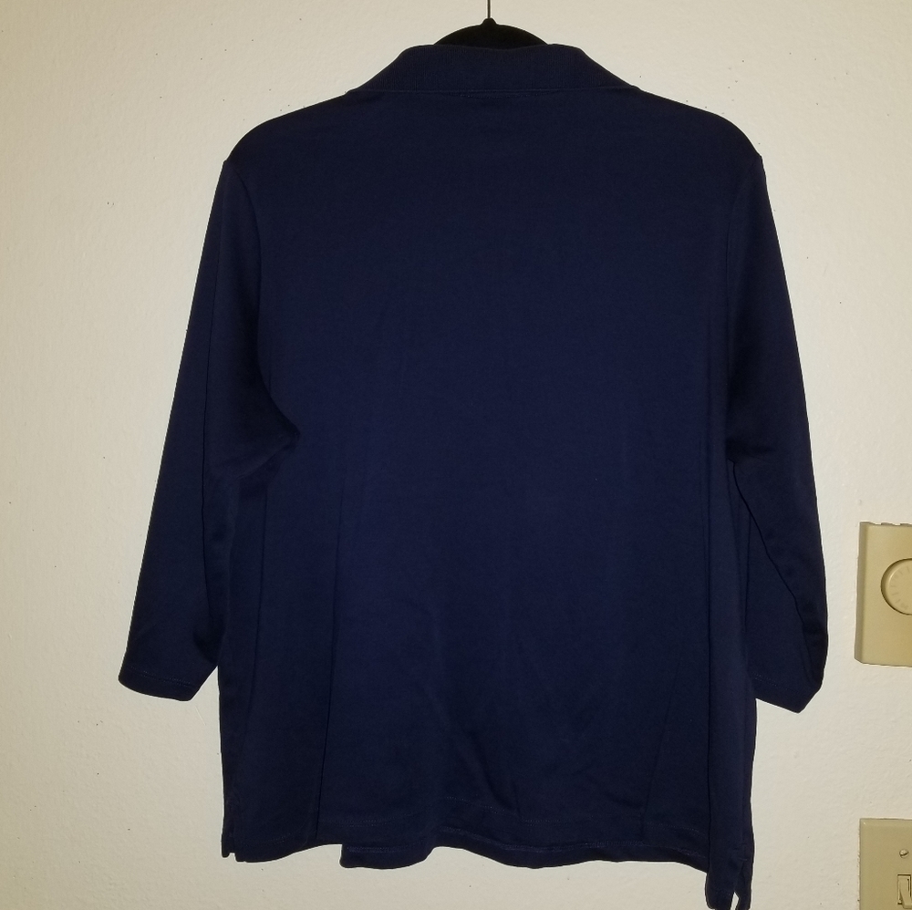Lands End Supima Polo Shirt 1X/2X - Picture 4 of 6